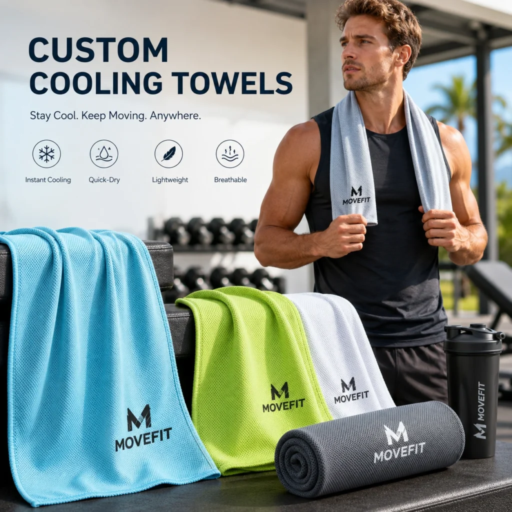 custom cooling towels in bulk | Wholesale Gym Towel